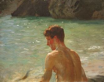 Study of Bathing Boys